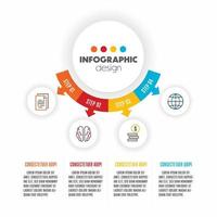 Vector timeline infographic design and marketing icon for presentation, workflow layout, diagram.