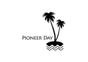 symbol icon Illustration Of pioneer days vector