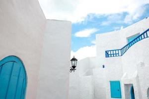 viajes europa turismo tradicional cicládica santorini casas blancas foto