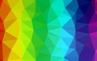 Light Multicolor, Rainbow vector shining triangular template.