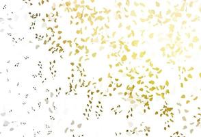 Light yellow, orange vector template with memphis shapes.