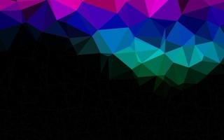 Dark Multicolor, Rainbow vector blurry triangle texture.