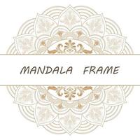 Mandala pattern design vector