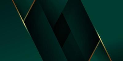 Abstract dark green design geometric background vector