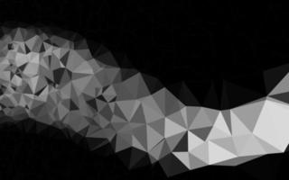 Light Silver, Gray vector shining triangular template.