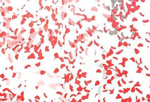 Light Red vector background with abstract forms.