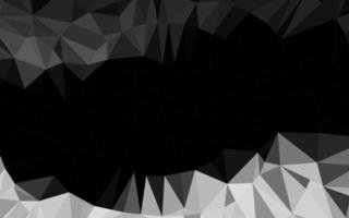 Light Silver, Gray vector polygon abstract backdrop.