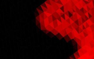 Light Red vector shining triangular background.