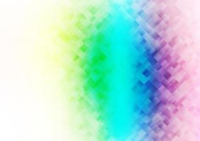 Light Multicolor, Rainbow vector template with crystals, rectangles.