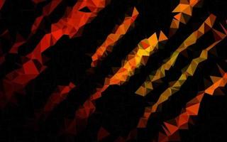 Dark Orange vector abstract mosaic pattern.