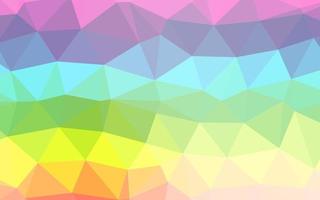 Light Multicolor, Rainbow vector abstract polygonal layout.