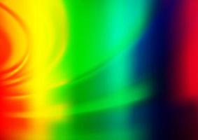 Light Multicolor, Rainbow vector blurred bright background.