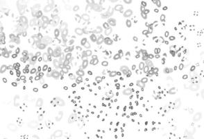 Light Silver, Gray vector pattern with spheres.