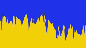 bandera de ucrania con lugar para texto. fondo azul y amarillo. detener la guerra en ucrania. Rusia atacó a Ucrania vector