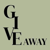 Giveaway banner. Post template. Win a prize giveaway. Vector design illustration