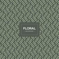 White color leaf floral elements geometric pattern background vector graphics design.