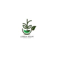 leaf logo design vector