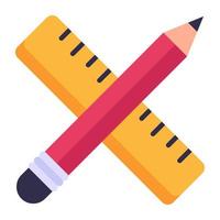 A well-designed flat icon of graphic file vector