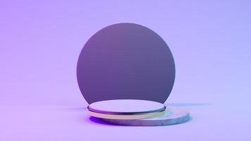 3D Podium with Gradient for product presentation photo