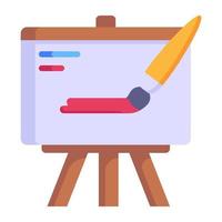 A well-designed flat icon of graphic file vector