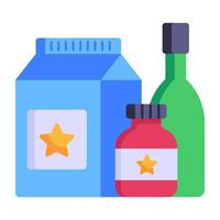 Have a look at this editable flat icon of packaging design vector