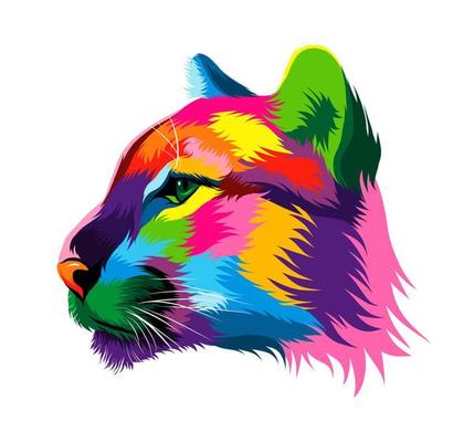 Abstract puma, cougar head portrait from multicolored paints. Colored drawing. Vector illustration of paints 6404277 Vector Art at Vecteezy Abstract puma, cougar head portrait from multicolored paints. Colored drawing. Vector illustration of paints 6404277 Vector Art at Vecteezy