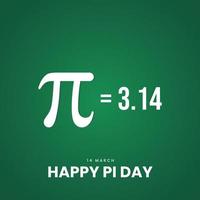 Happy International Pi Day Design vector