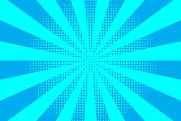 Flat blue comic style background with halftone