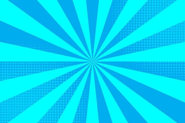 Flat blue comic style background with halftone