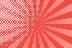 Flat comic style background with halftone vector