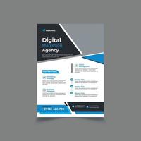 Marketing Flyer Template Design Vector