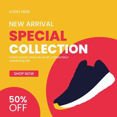 Shoe Post Template free design