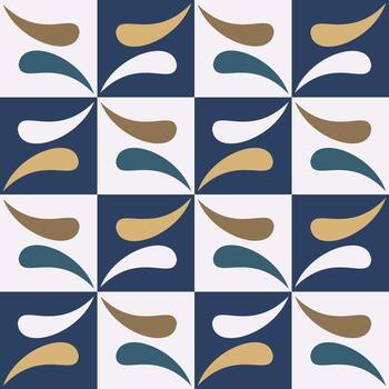 Geometric minimalist artwork poster with simple shapes and images. Abstract vector pattern design, for fabric print, wallpaper, web design, banner, business presentation, branding package,