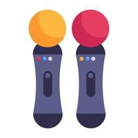 Download premium flat icon of vr controller vector