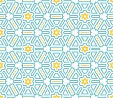 Abstract fantasy thin line hexagon, triangle geometric seamless pattern. Creative mosaic, tile background. vector