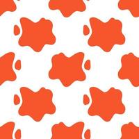 Colorful abstract seamless pattern with uneven round stains, spots, geometrical shapes, splashes background. vector