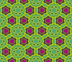 Abstract fantasy thin line hexagon, triangle geometric seamless pattern. Creative mosaic, tile background. vector
