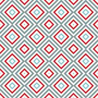 Abstract checkered geometric seamless pattern with dots. Striped square mosaic, tile background, wrapping paper. vector
