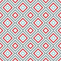 Abstract checkered geometric seamless pattern with dots. Striped square mosaic, tile background, wrapping paper. vector