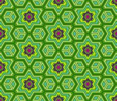Abstract fantasy thin line hexagon, triangle geometric seamless pattern. Creative mosaic, tile background. vector