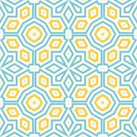 Abstract fantasy thin line hexagon, triangle geometric seamless pattern. Creative mosaic, tile background. vector