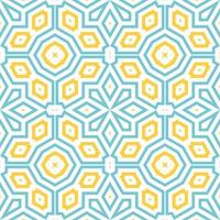 Abstract fantasy thin line hexagon, triangle geometric seamless pattern. Creative mosaic, tile background. vector