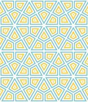 Abstract fantasy thin line hexagon, triangle geometric seamless pattern. Creative mosaic, tile background. vector