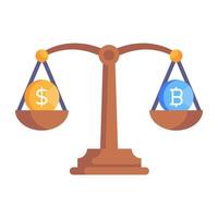 Financial equity flat icon download vector