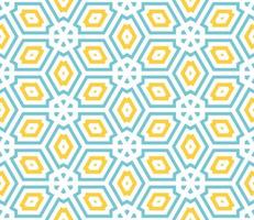 Abstract fantasy thin line hexagon, triangle geometric seamless pattern. Creative mosaic, tile background. vector