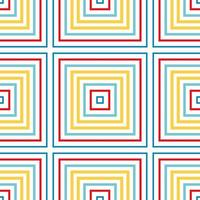 Abstract checkered geometric seamless pattern with dots. Striped square mosaic, tile background, wrapping paper. vector