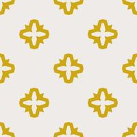 Abstract fantasy damask geometric seamless pattern. Creative mosaic, tile background. vector