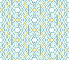 Abstract fantasy thin line hexagon, triangle geometric seamless pattern. Creative mosaic, tile background. vector