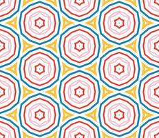 Abstract fantasy thin line hexagon, triangle geometric seamless pattern. Creative mosaic, tile background. vector