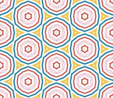 Abstract fantasy thin line hexagon, triangle geometric seamless pattern. Creative mosaic, tile background. vector